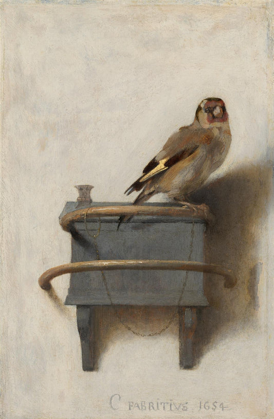 The Goldfinch by Carel Fabritius 1000 or 500 Piece Jigsaw Puzzle