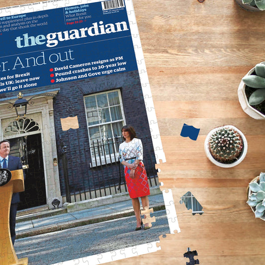 Personalised "The Guardian " Front Page 400 Piece Jigsaw Puzzle