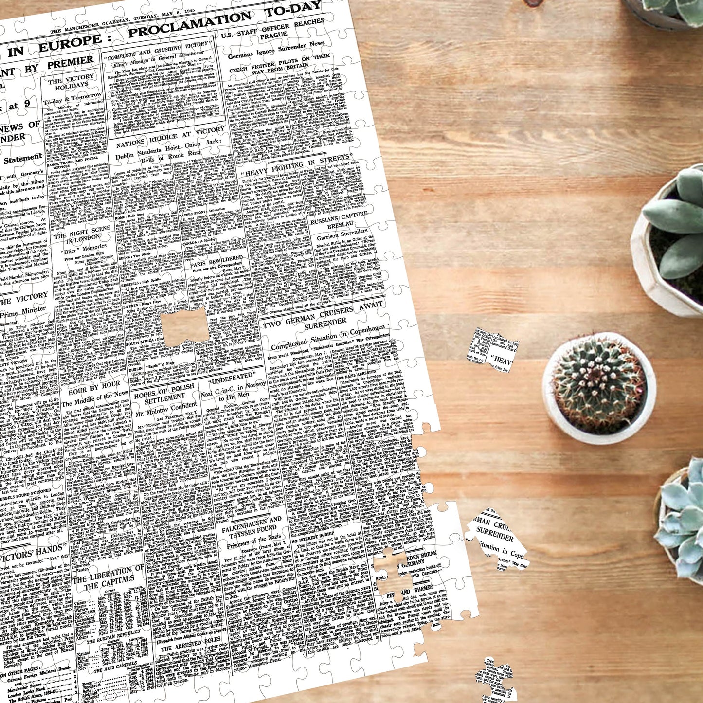 Personalised "The Guardian " Front Page 400 Piece Jigsaw Puzzle