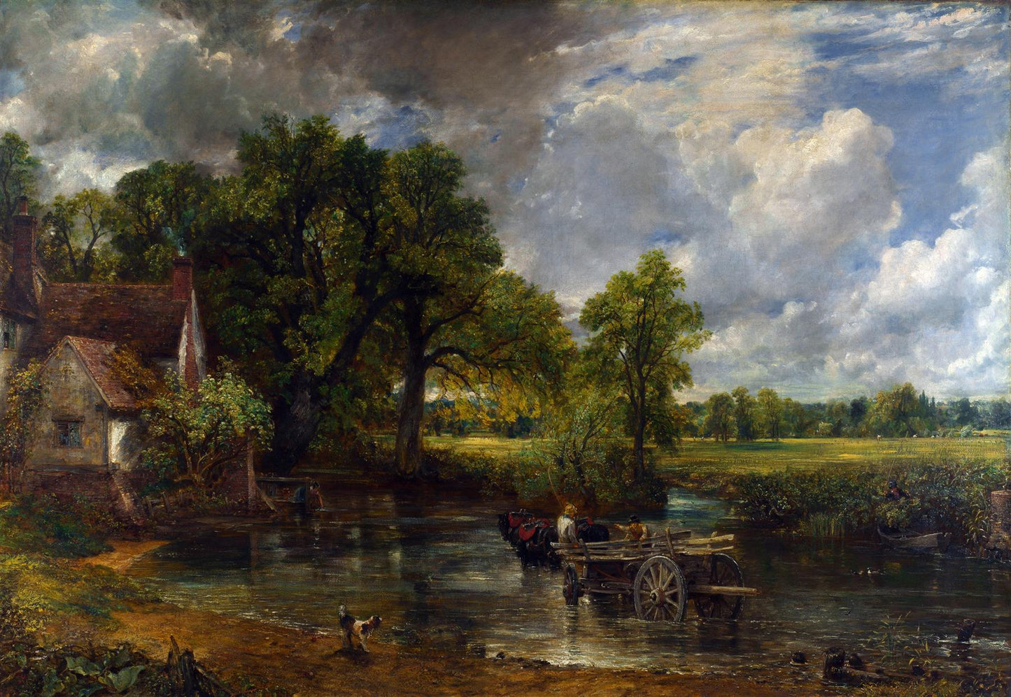 The Hay Wain by John Constable 1000 or 500 Piece Jigsaw Puzzle