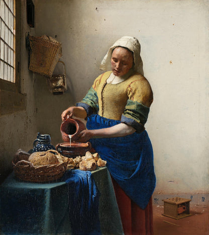 The Milkmaid by Johannes Vermeer 1000 or 500 Piece Jigsaw Puzzle