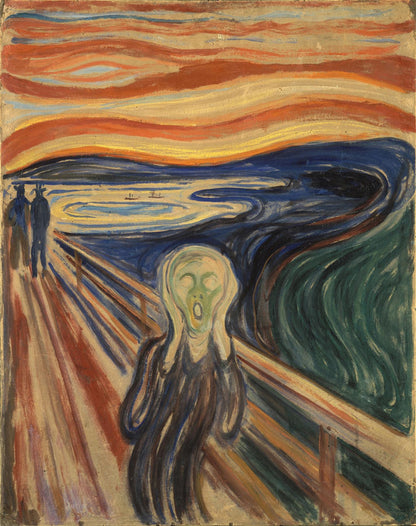 The Scream by Edvard Munch 1000 or 500 Piece Jigsaw Puzzle