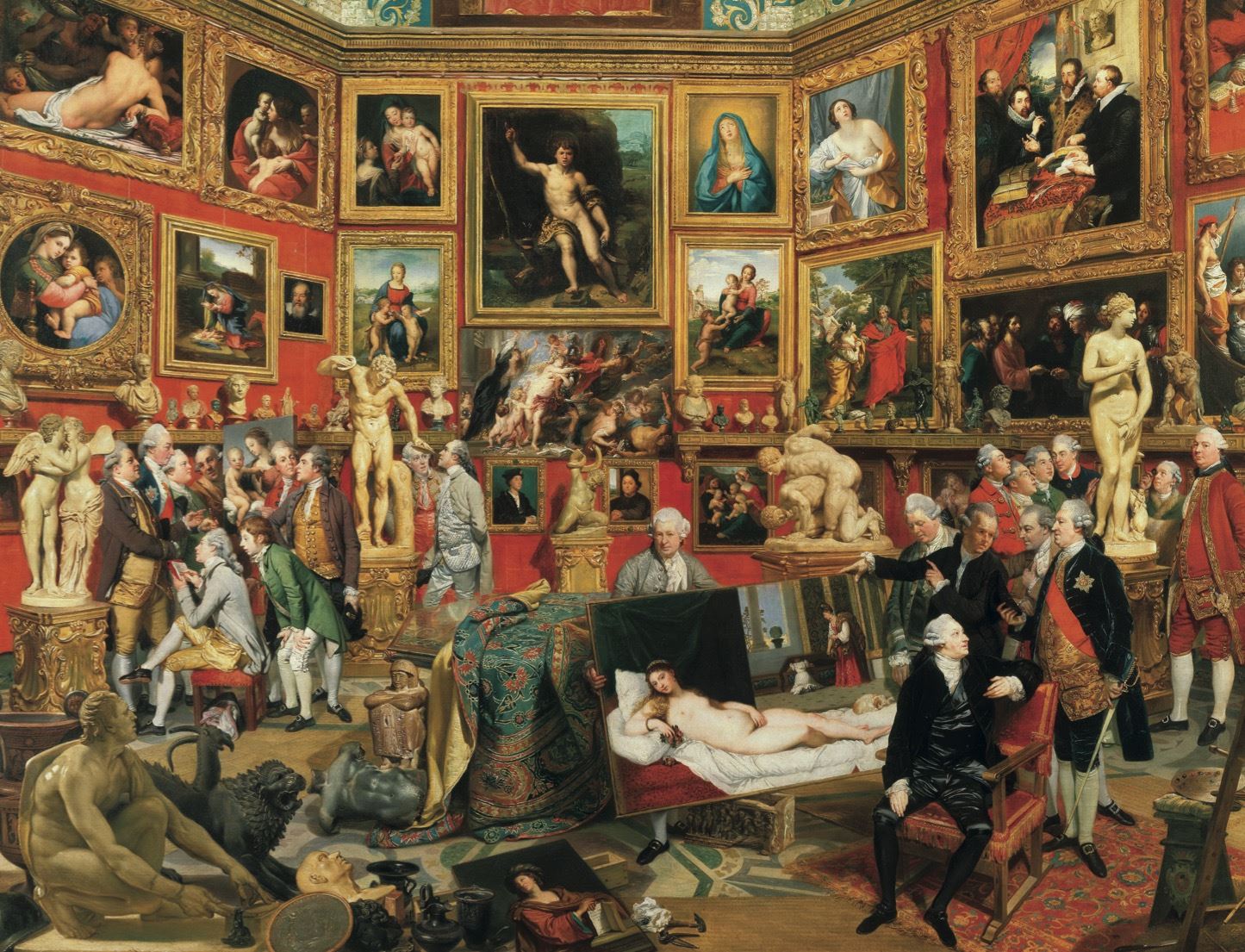 The Tribuna of the Uffizi by Johan Zoffany 1000 or 500 Piece Jigsaw Puzzle