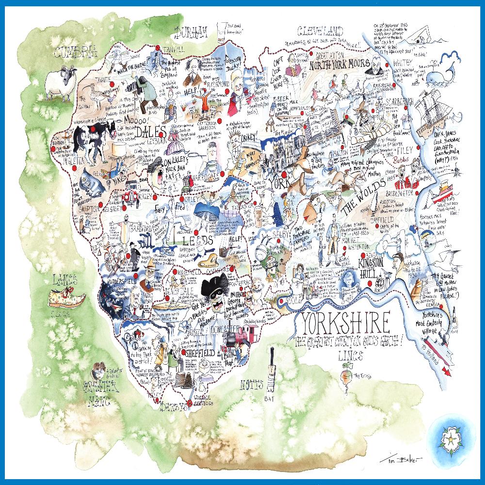 Tim Bulmer 'Ey Up Yorkshire' 1000 Piece Jigsaw Puzzle Bundle