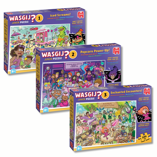 Wasgij Junior 3 x 240 Piece Jigsaw Puzzle Bundle