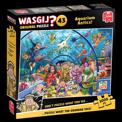Wasgij Original 43 Aquarium Antics 1000 Piece Jigsaw Puzzle
