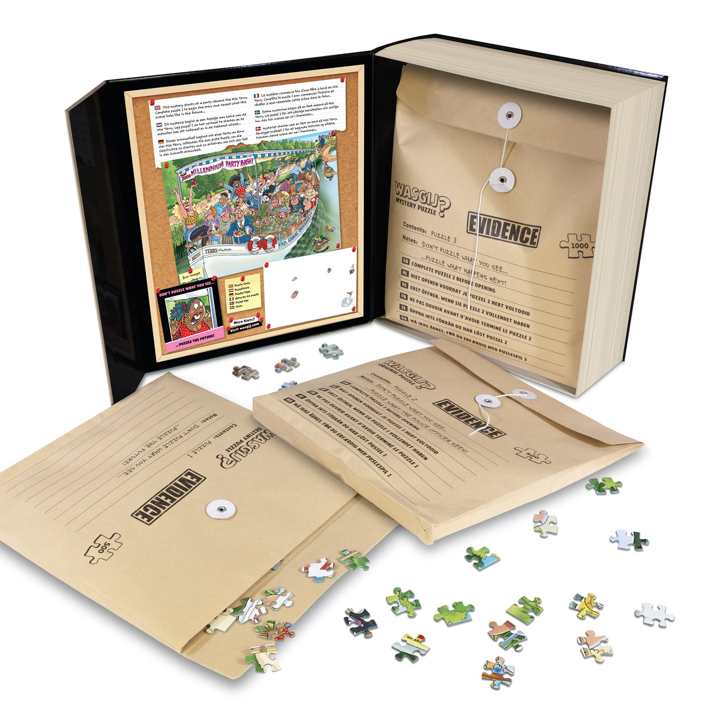 PRE-ORDER Wasgij Pieces of Evidence 1 - The Last Voyage Jigsaw Puzzle Set