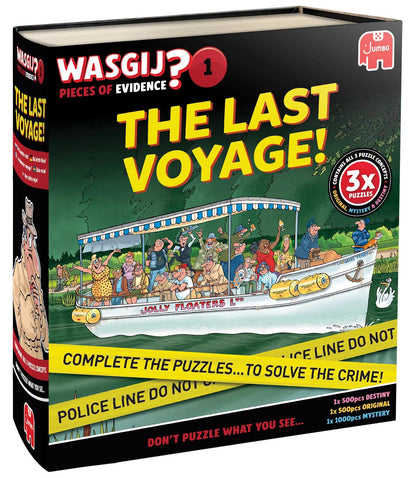 PRE-ORDER Wasgij Pieces of Evidence 1 - The Last Voyage Jigsaw Puzzle Set