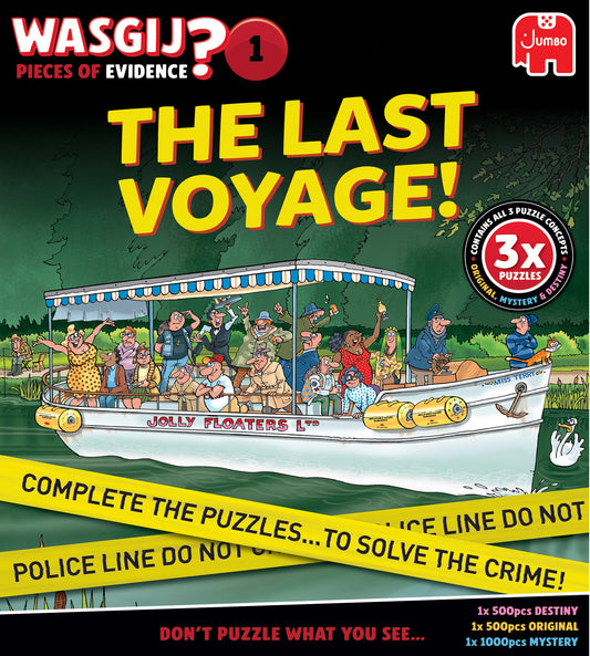 PRE-ORDER Wasgij Pieces of Evidence 1 - The Last Voyage Jigsaw Puzzle Set