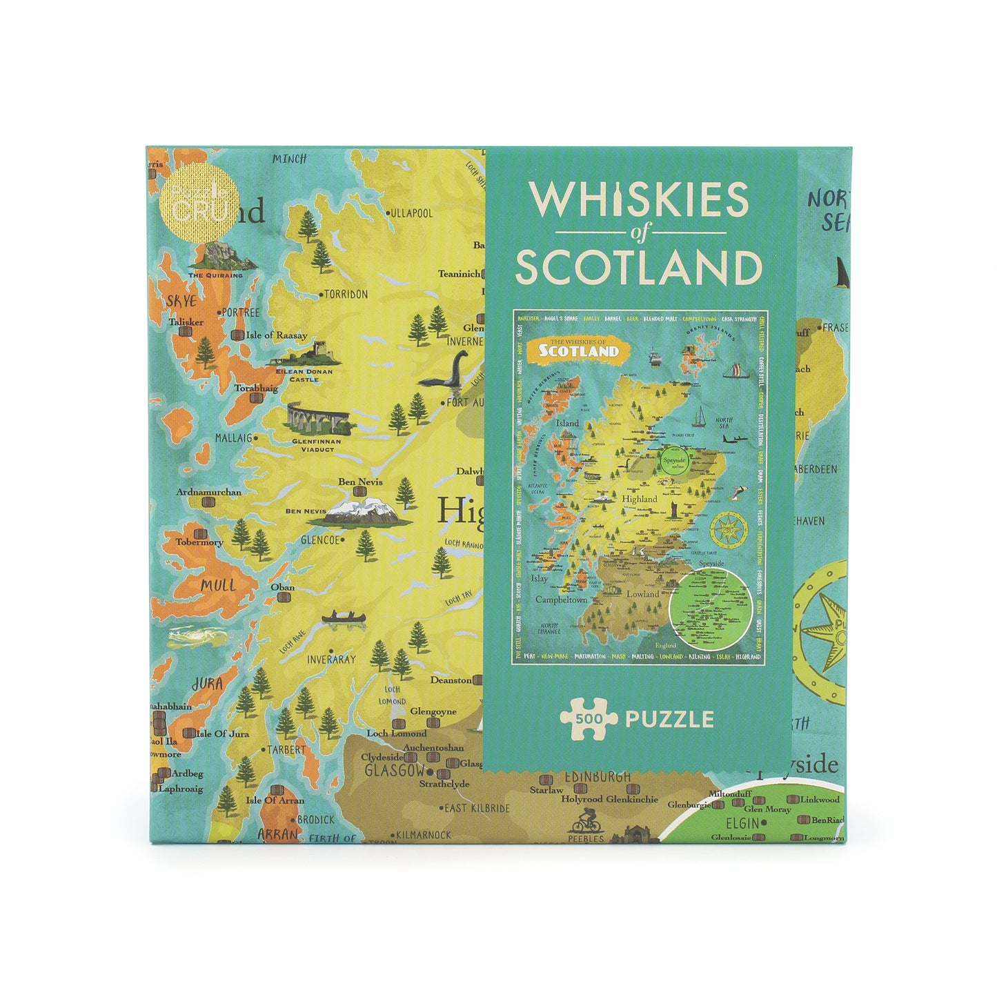 Whiskies of Scotland 500 Piece Puzzle