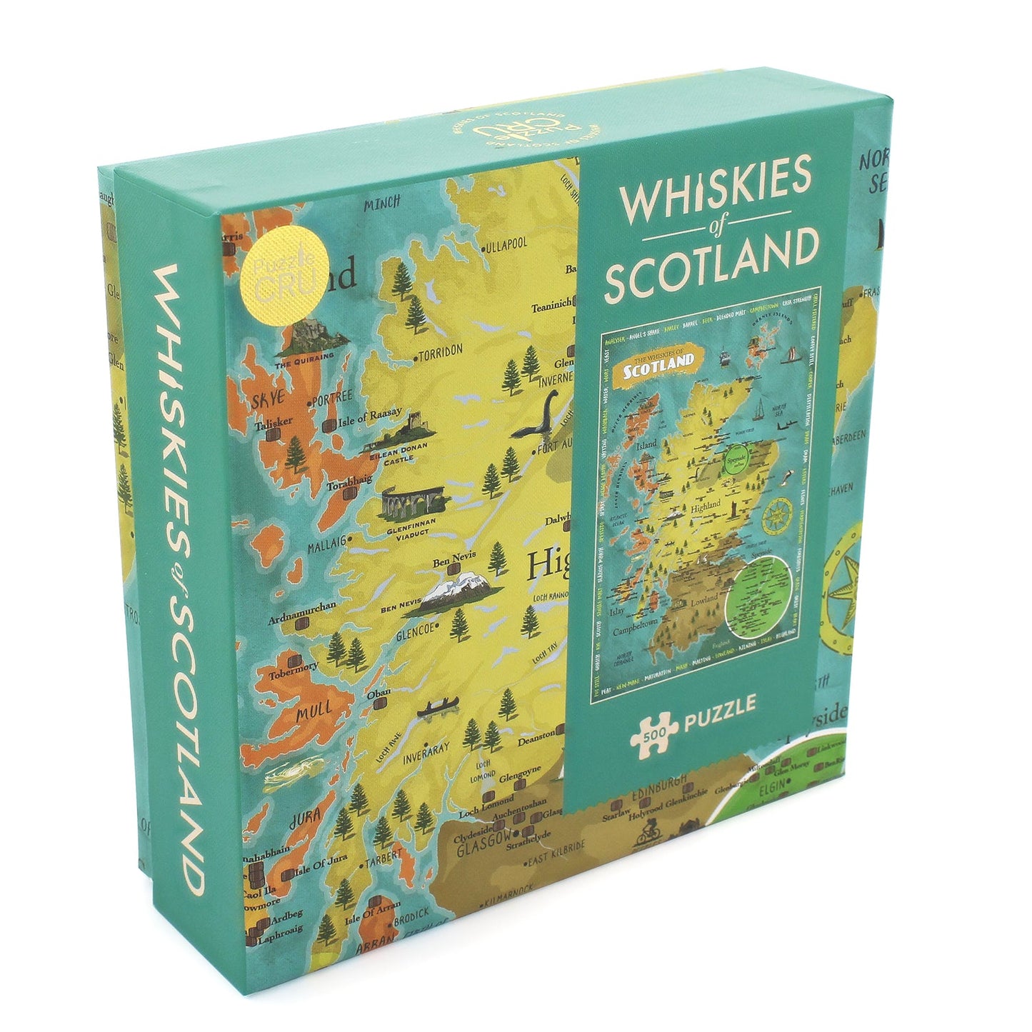 Whiskies of Scotland 500 Piece Puzzle