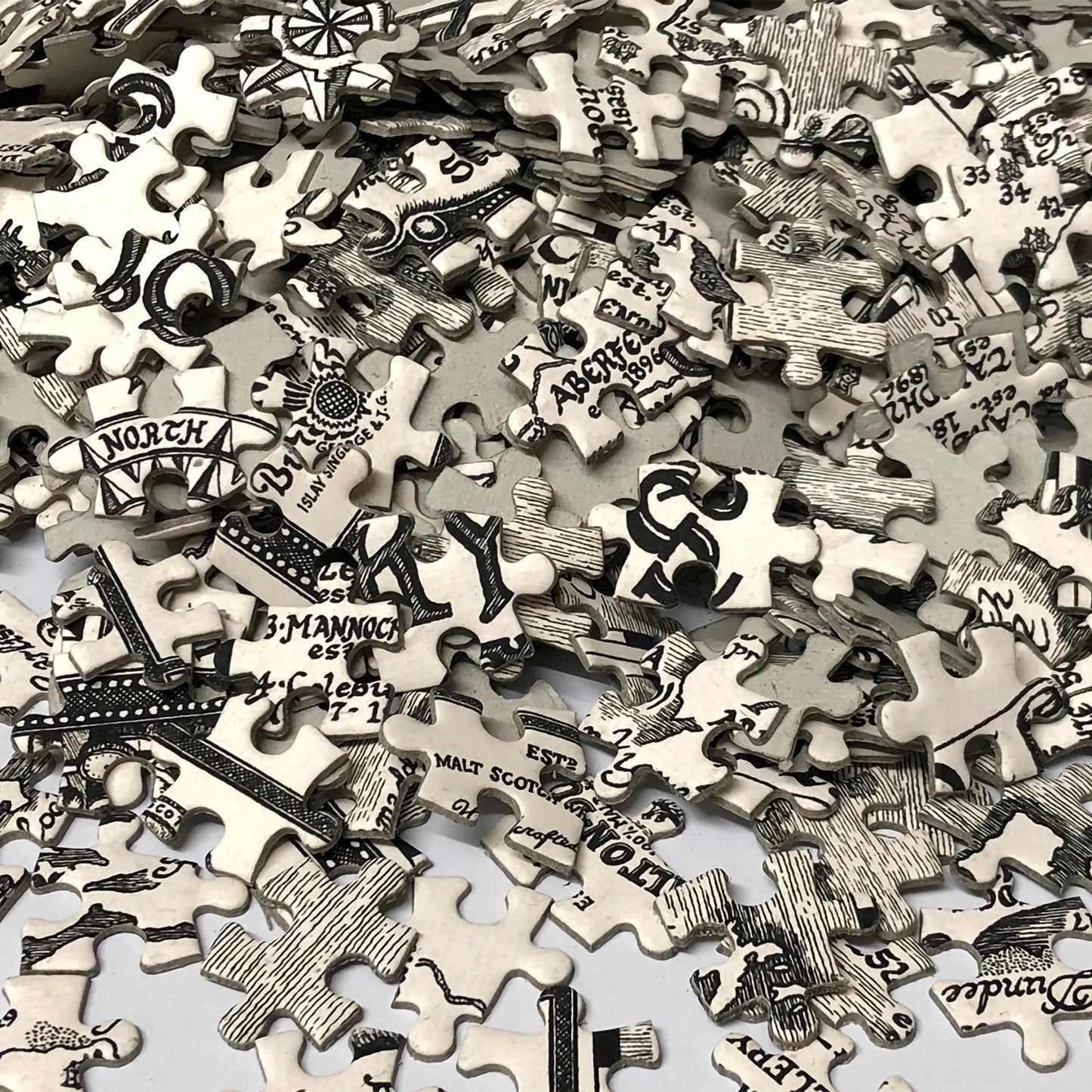 Scotland Whisky Map 1000 Piece Jigsaw Puzzle