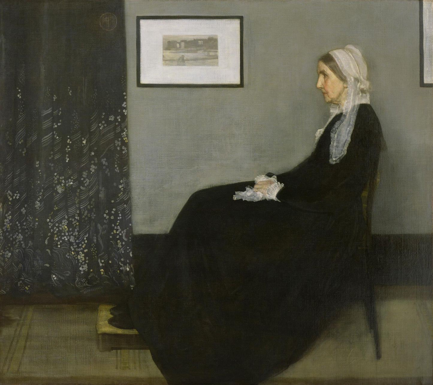 Whistler's Mother by James McNeill Whistler 1000 or 500 Piece Jigsaw Puzzle