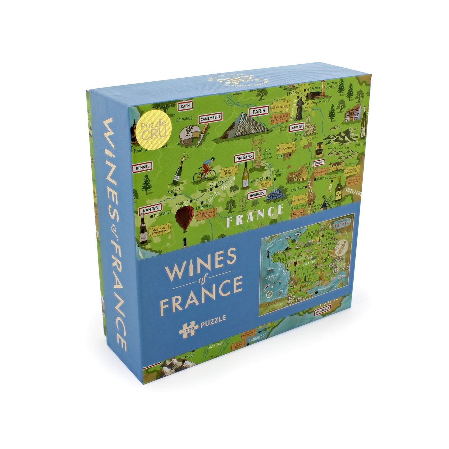 Wines of France 1000 Piece Jigsaw Puzzle