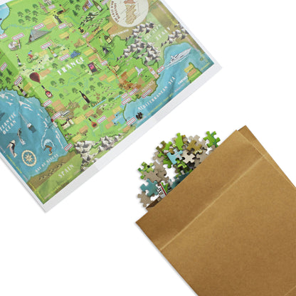 Wines of France 1000 Piece Jigsaw Puzzle