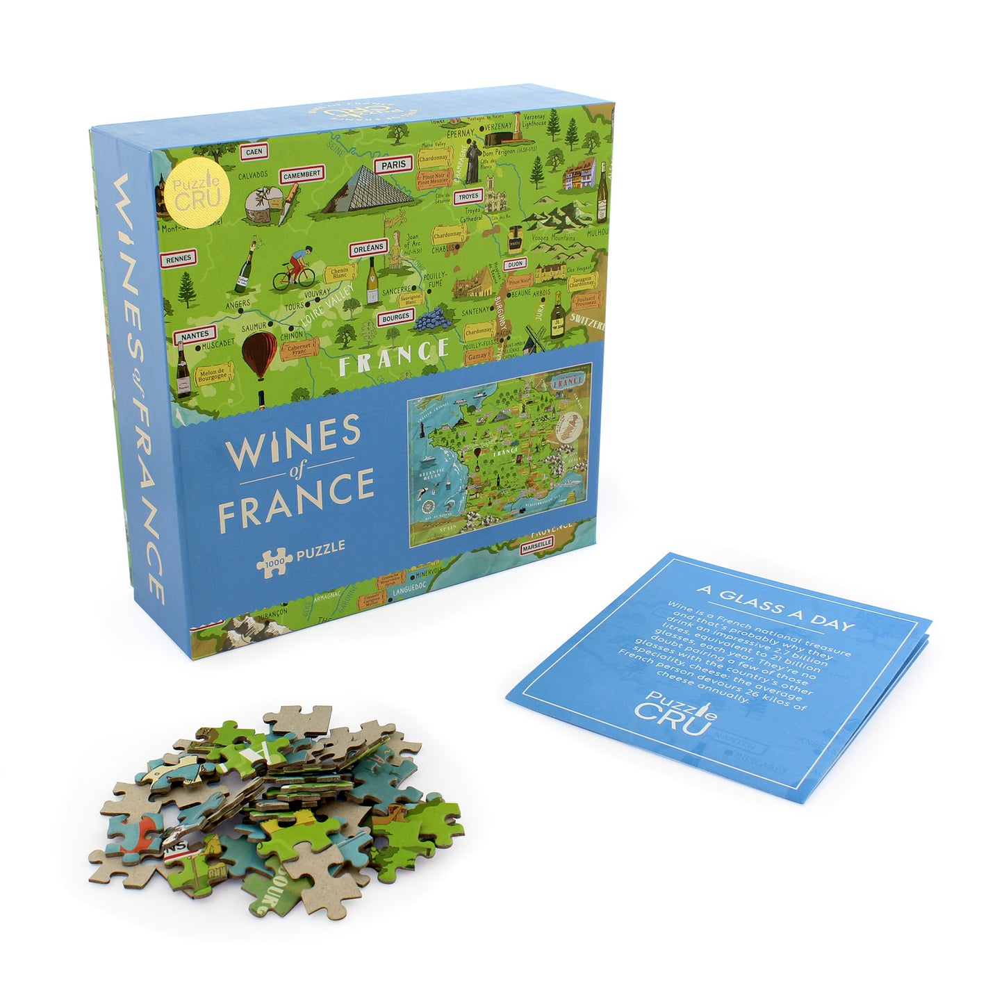Wines of France 1000 Piece Jigsaw Puzzle