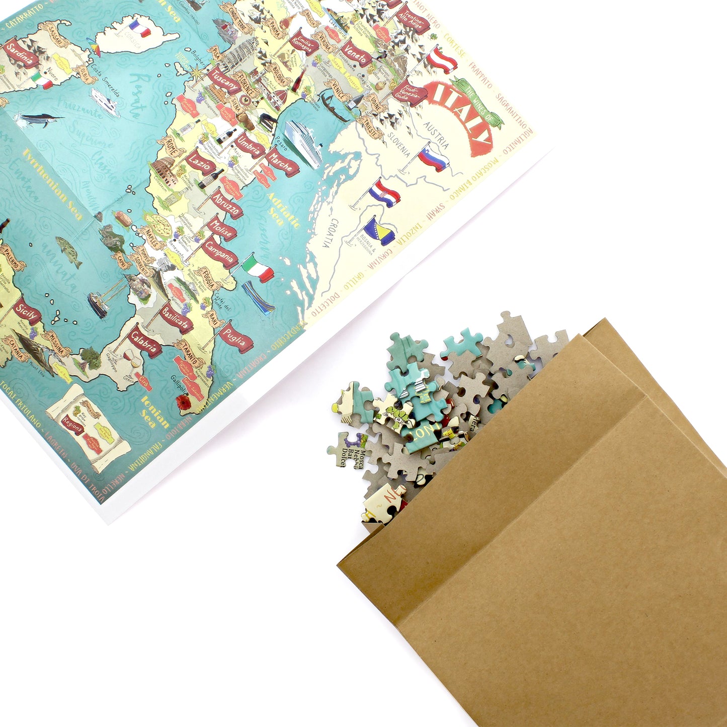 Wines of Italy 1000 Piece Jigsaw Puzzle