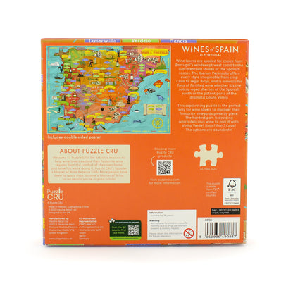 Wines of Spain and Portugal 1000 Piece Jigsaw Puzzle
