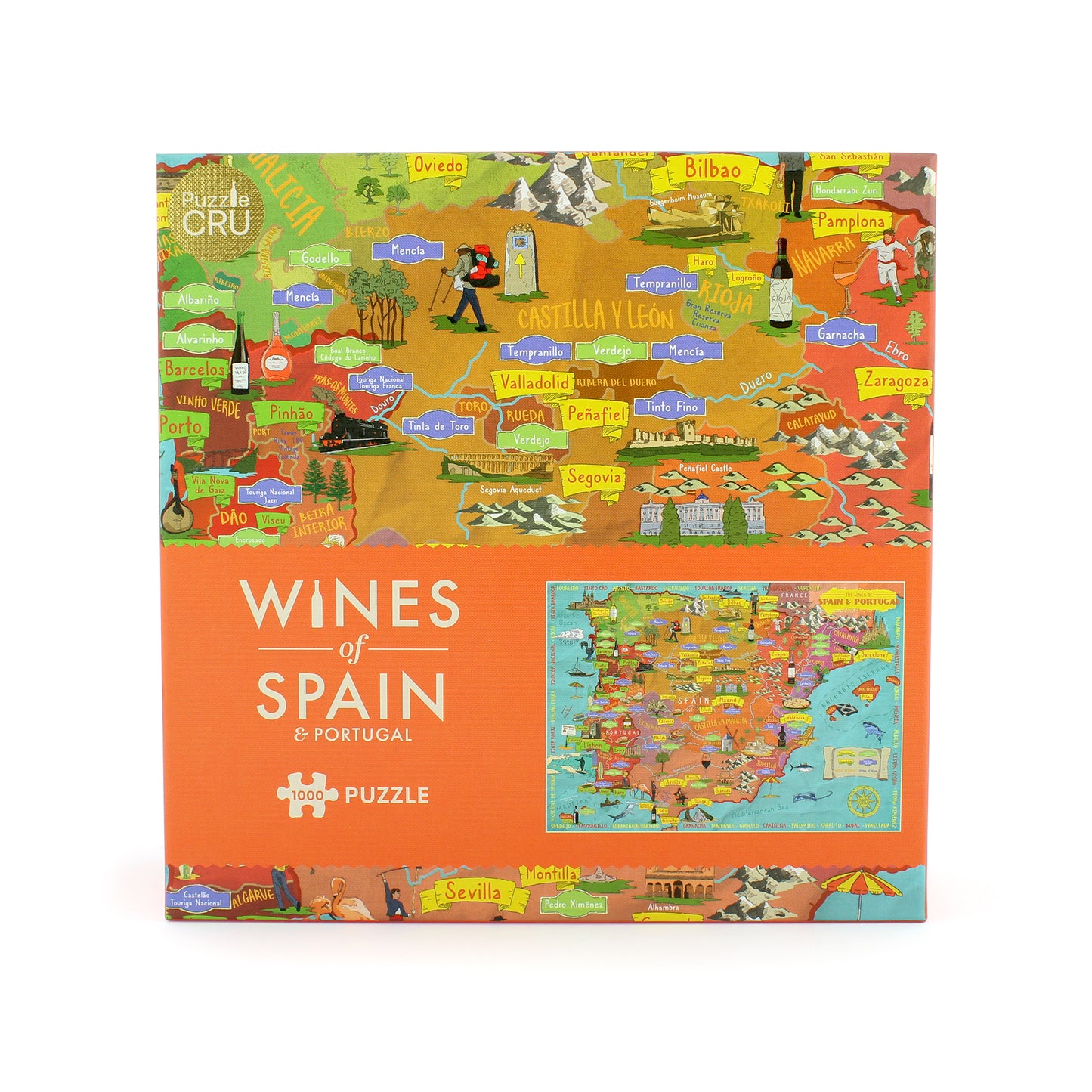 Wines of Spain and Portugal 1000 Piece Jigsaw Puzzle