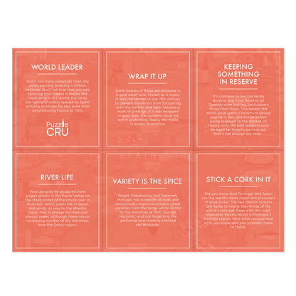 Wines of Spain and Portugal 1000 Piece Jigsaw Puzzle