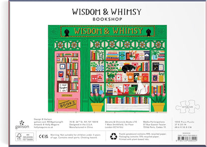 Wisdom & Whimsy 1000 Piece Foil Jigsaw Puzzle