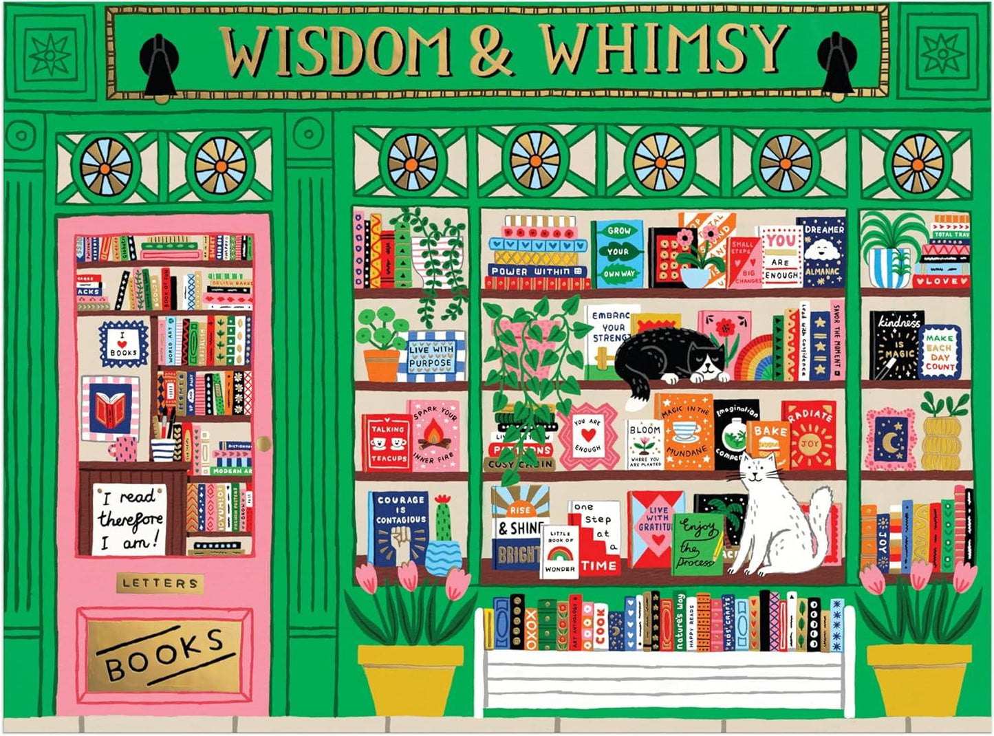 Wisdom & Whimsy 1000 Piece Foil Jigsaw Puzzle