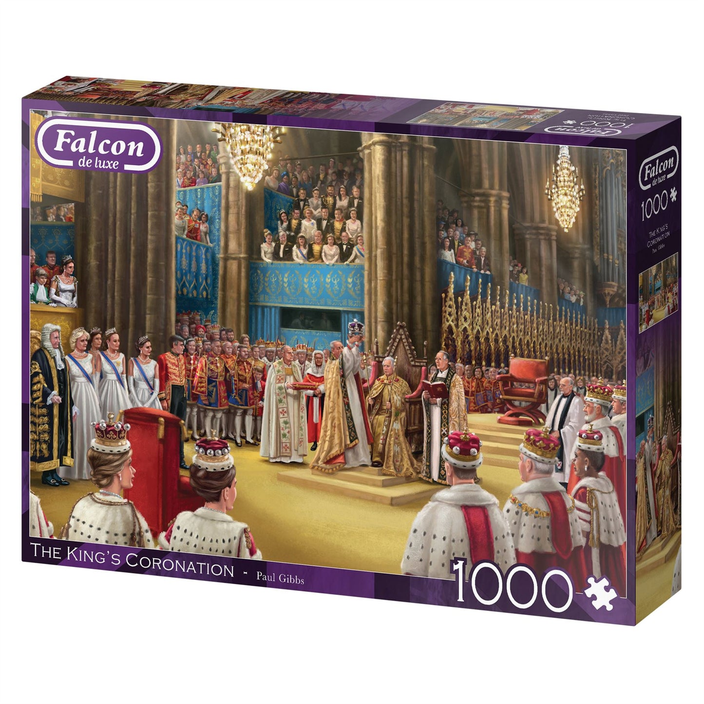 Falcon de luxe  The Kings Coronation 1000 Piece Jigsaw Puzzle