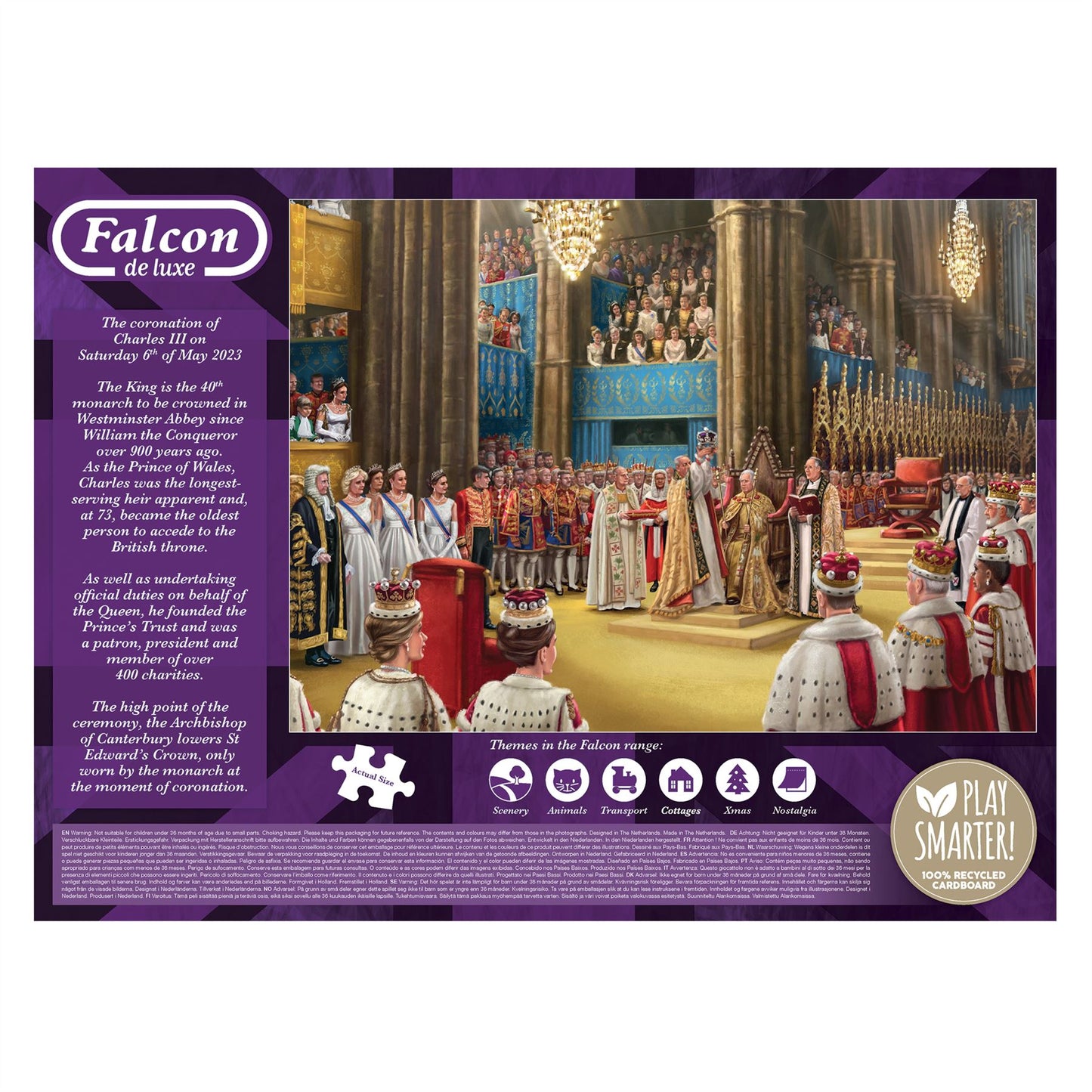 Falcon de luxe  The Kings Coronation 1000 Piece Jigsaw Puzzle