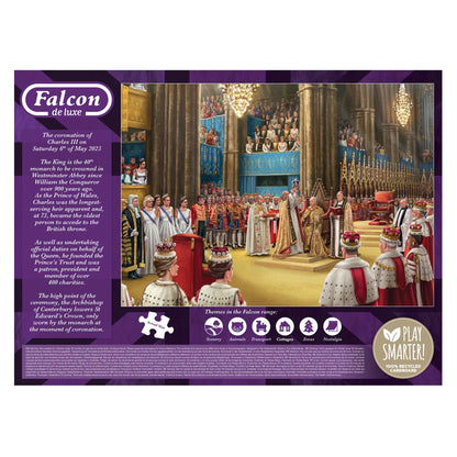 Falcon de luxe  The Kings Coronation 1000 Piece Jigsaw Puzzle