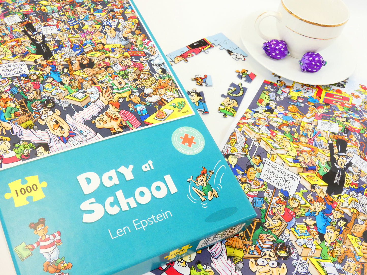 Day at School - Len Epstein 1000 Piece Jigsaw Puzzle