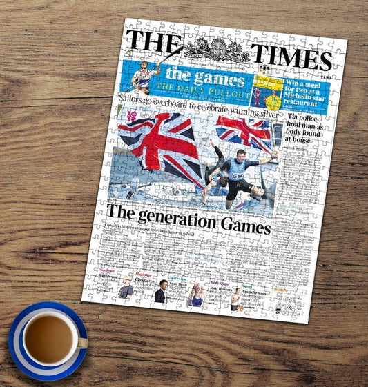 Personalised "The Times" Front Page Jigsaw Puzzle