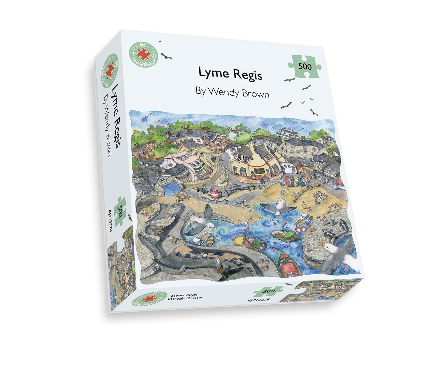 Lyme Regis - Wendy Brown  500 Piece Jigsaw Puzzle