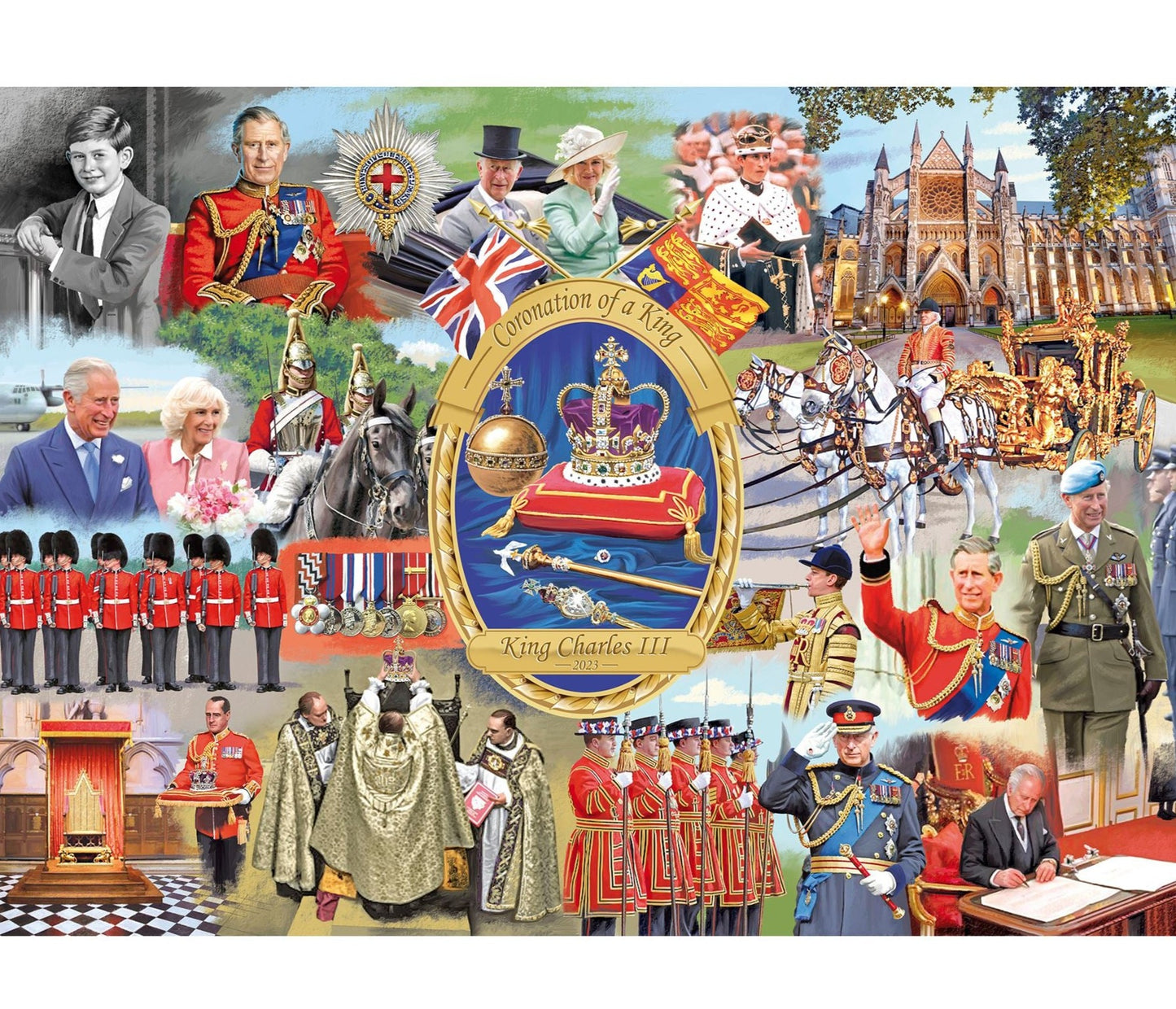 Coronation of a King 1000 Piece Gibsons Jigsaw Puzzle