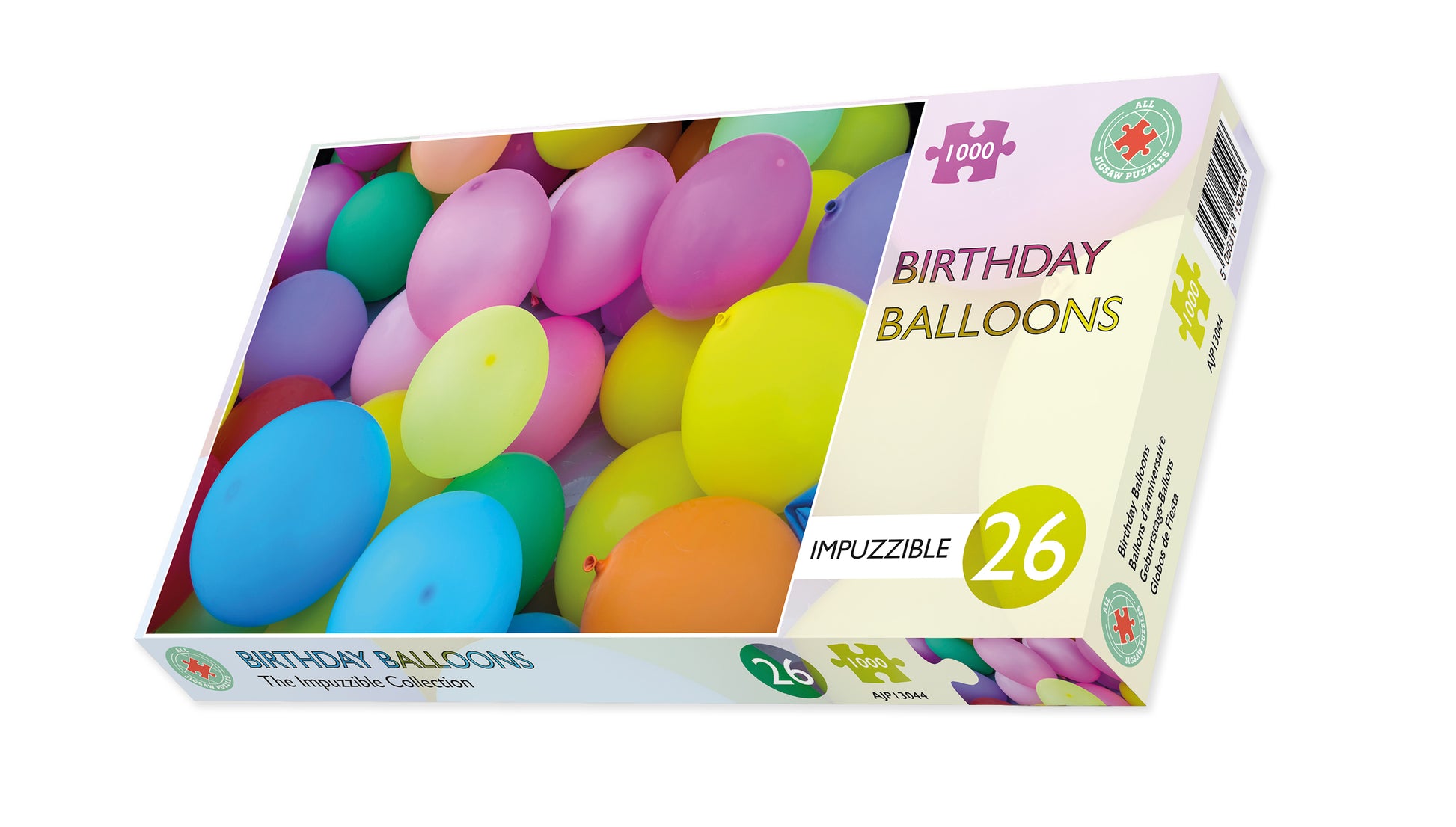 Birthday Balloons - Impuzzible No. 26 - 1000 Piece Jigsaw Puzzle box