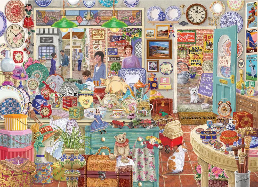 Verity's Vintage Shop 1000 Piece Jigsaw Puzzle