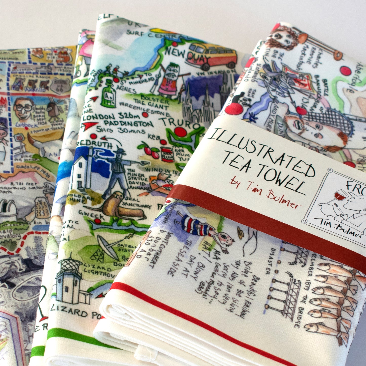 Tim Bulmer Illustrated Tea Towels