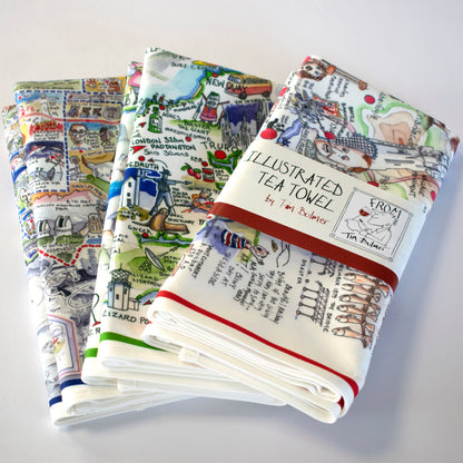 Tim Bulmer Illustrated Tea Towels