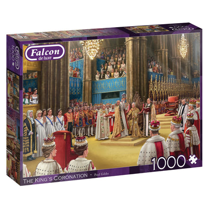 Falcon de luxe  The Kings Coronation 1000 Piece Jigsaw Puzzle