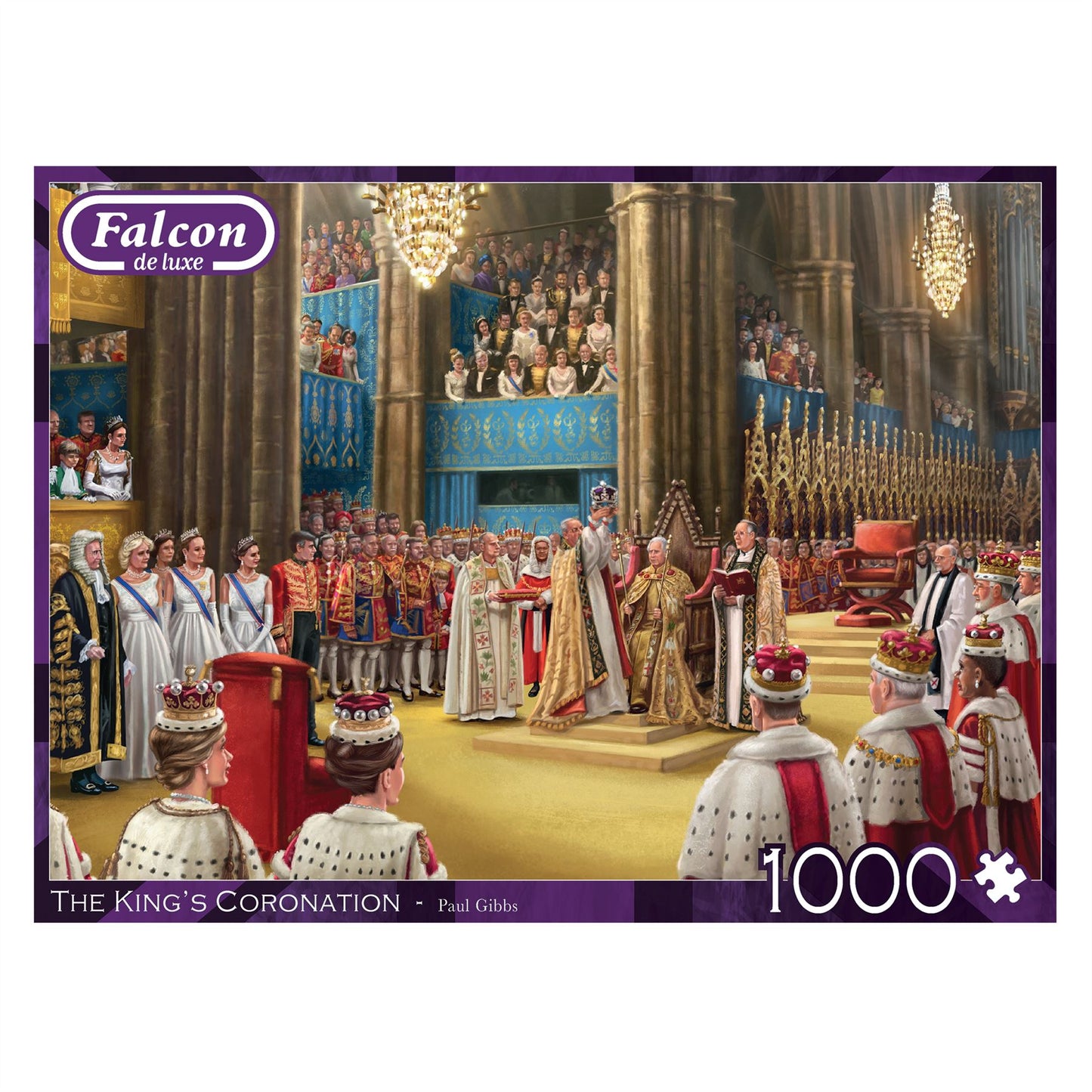 Falcon de luxe  The Kings Coronation 1000 Piece Jigsaw Puzzle