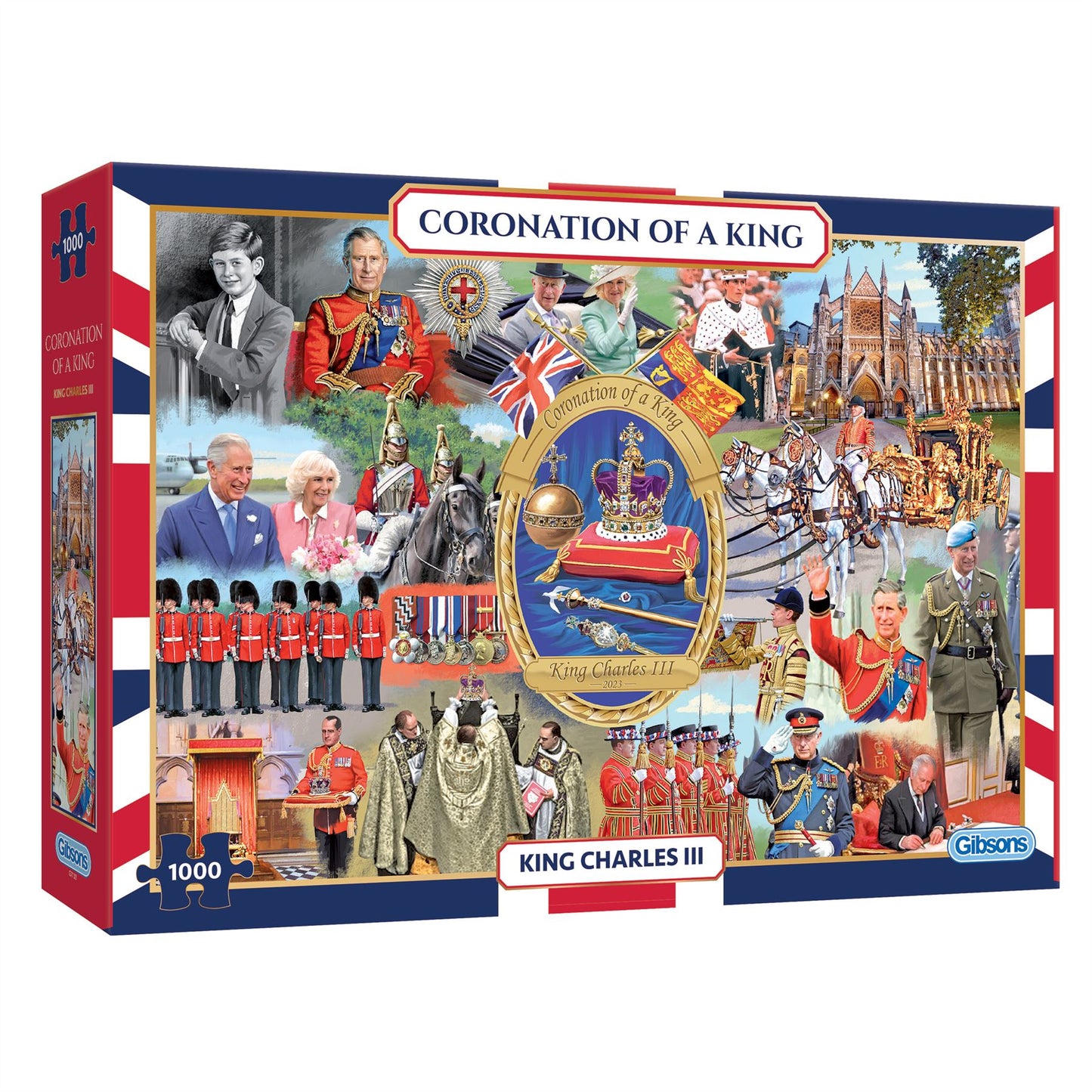 Coronation of a King 1000 Piece Jigsaw Puzzle by Gibsons