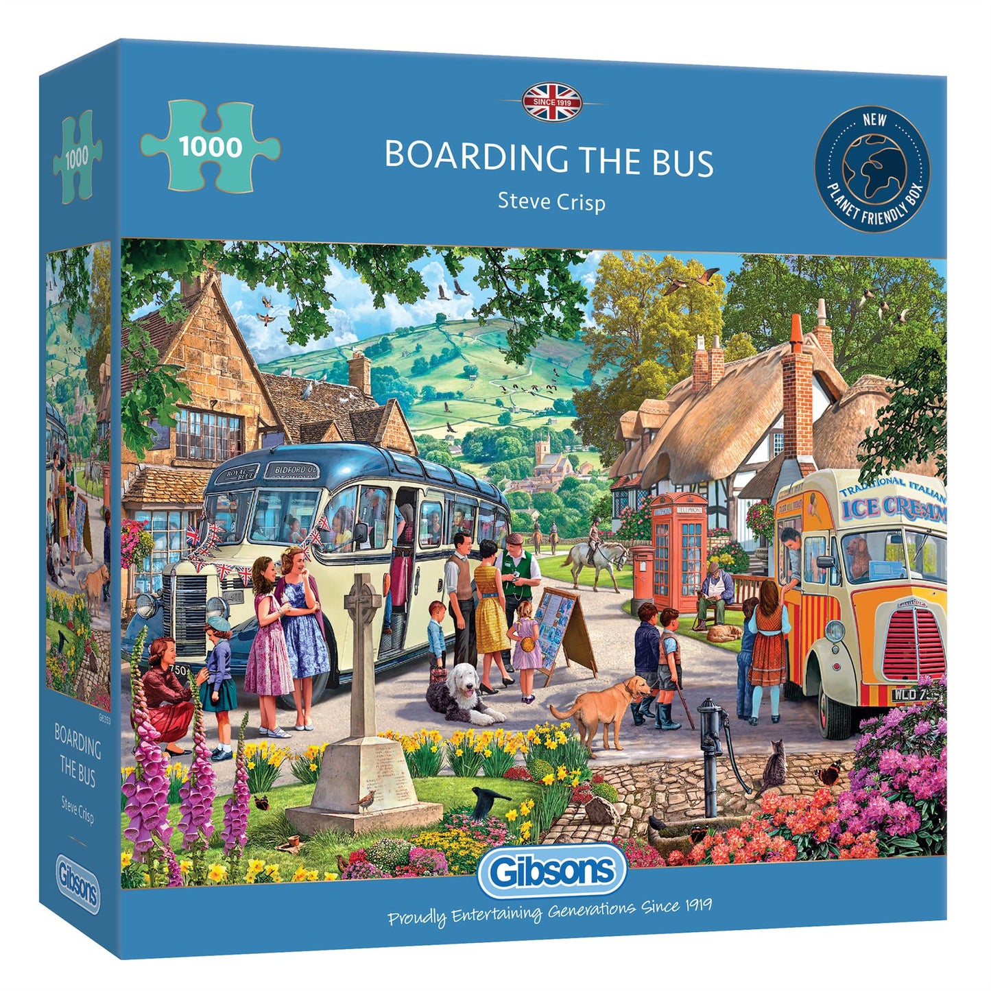 Boarding The Bus 1000 Piece Jigsaw Puzzle