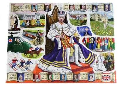 King Charles III Coronation According to Blower 1000 Piece Jigsaw Puzzle