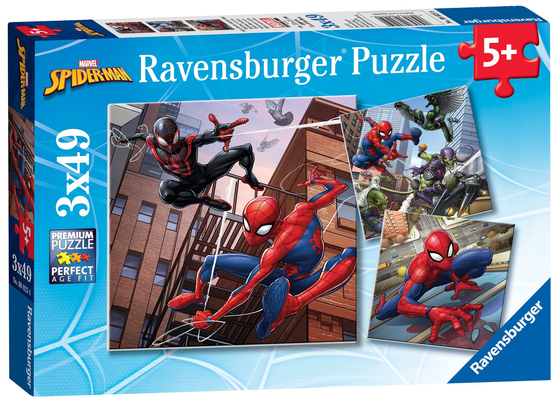 Spiderman 3 x 49 Piece Jigsaw Puzzle