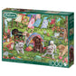 Puppies in the Garden 1000 Piece Jigsaw Puzzle box 2
