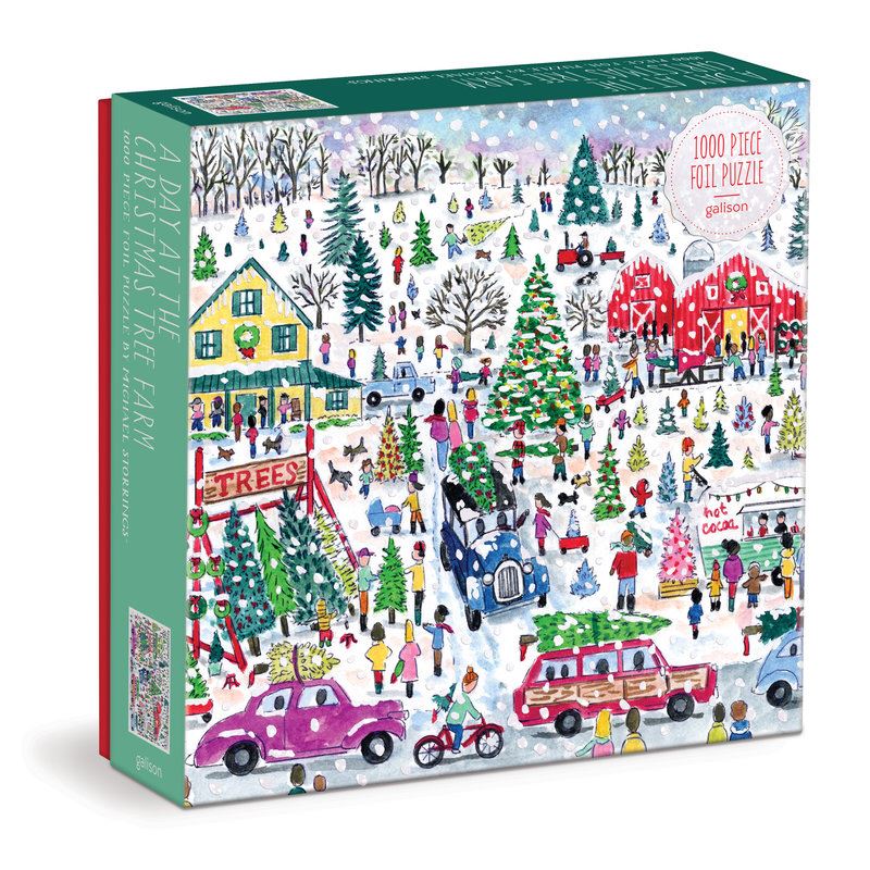 Michael Storrings Christmas Tree Farm 1000 Piece Jigsaw Puzzle