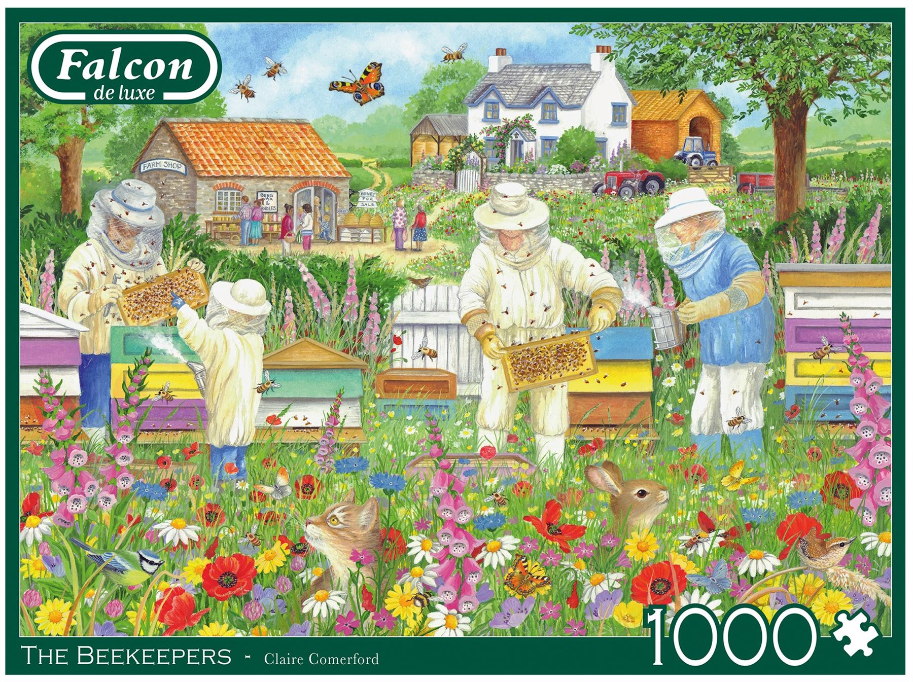 The Beekeepers 1000 Piece Jigsaw Puzzle box
