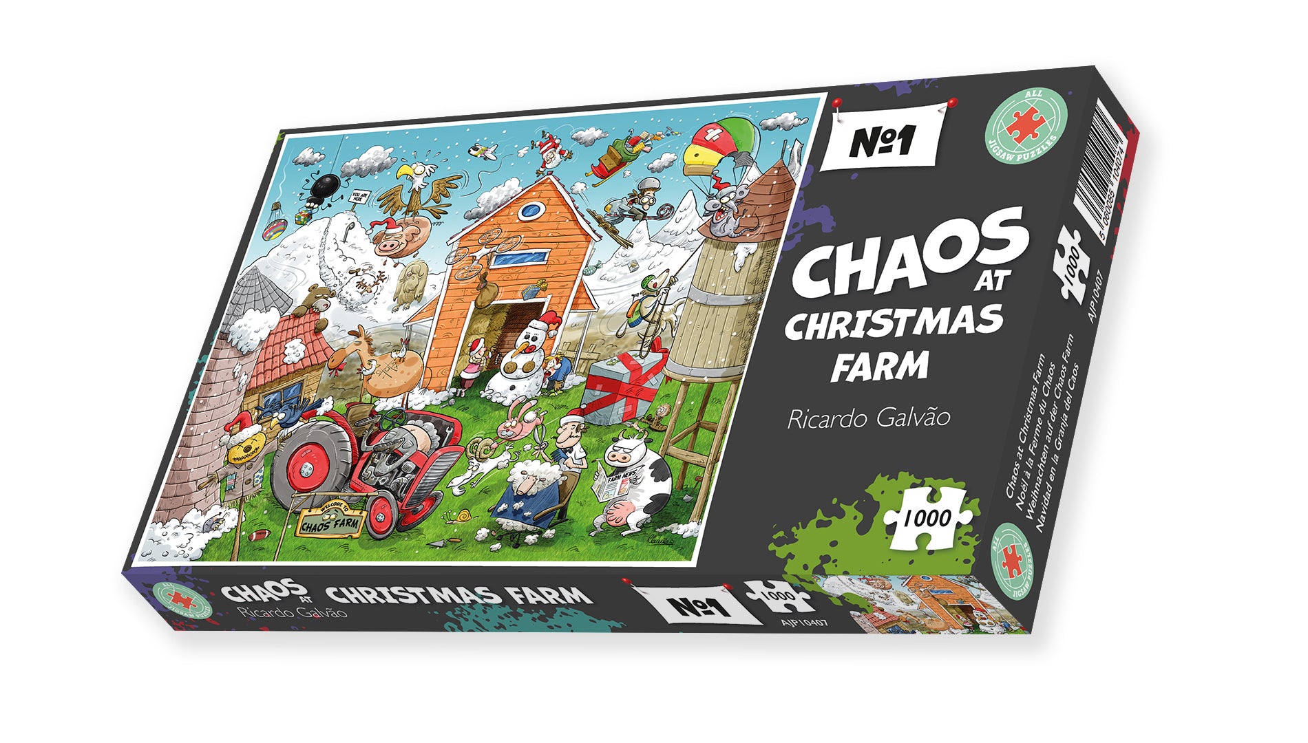 Christmas at Chaos Farm - No.1 1000 Piece Jigsaw Puzzle