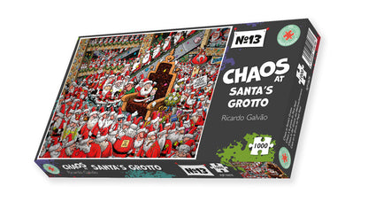Chaos at Santa's Grotto - No. 14 1000 Christmas jigsaw puzzle