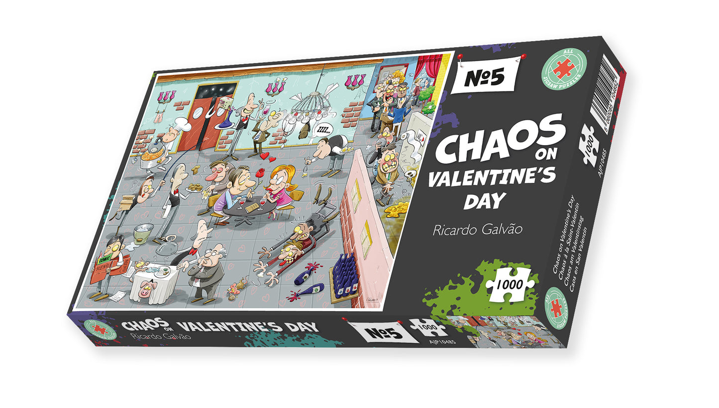 Chaos on Valentine's Day - No.5 1000 Piece Jigsaw Puzzle