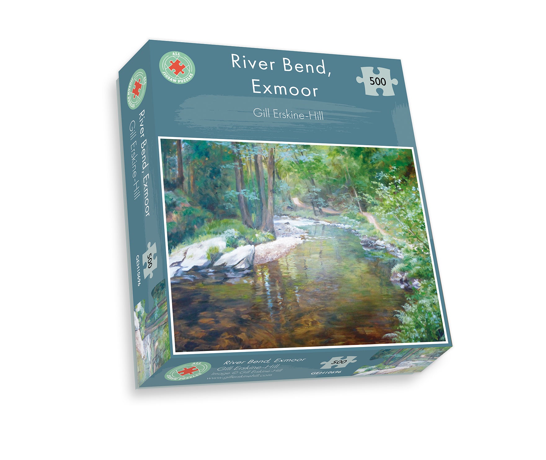 River Bend, Exmoor 500 Piece Jigsaw Puzzle - Gill Erskine-HIll